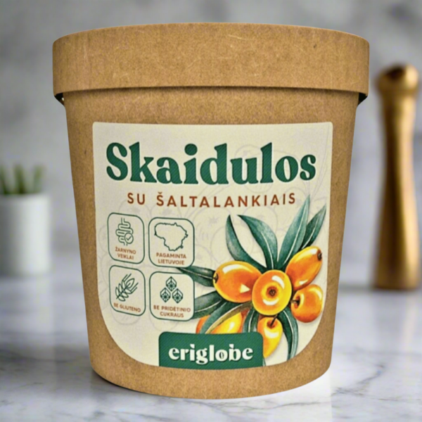 Skaidulos su šaltalankiais 250 g   Eriglobe
