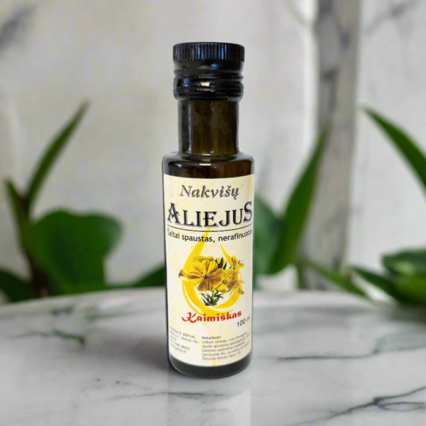 Nakvišų  aliejus šaltai spaustas