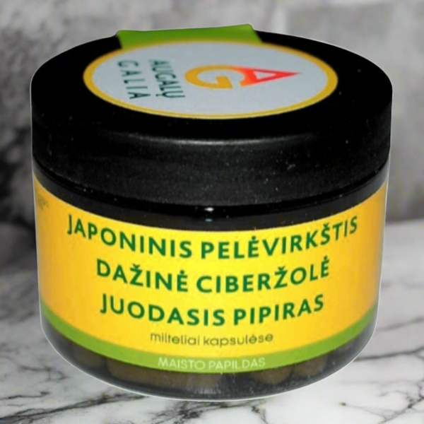 Resveratrolis  Japoninis PELĖVIRKŠTIS +DAŽINĖ CIBERŽOLĖ