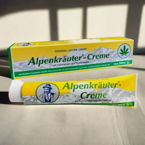 Pagalba SĄNARIAMS- Alpių žolelių balzamas su kanapių aliejum ir velnio letenėle. 200ml
