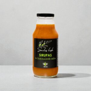 Šaltalankių uogų sirupas su šokoladine mėta 330ml