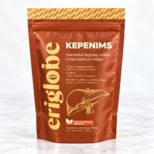 ERIGLOBE KEPENIMS – skaidulinių medžiagų mišinys su cholinu, 300 g